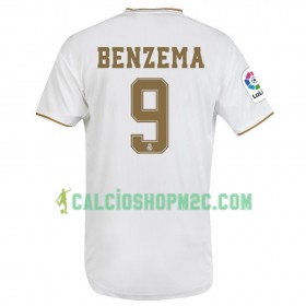 Real Madrid Karim Benzema 9 Maglia Prima 2019/2020 Manica Corta